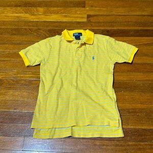 Polo Ralph Lauren Boys Sunshine Yellow Polo Tee, Sz 7